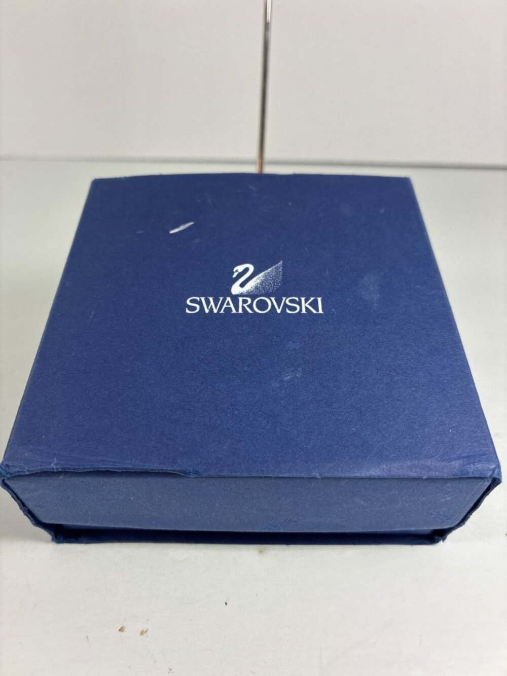 Retired Swarovski Crystal Star Christmas Ornament Blue Ribbon with Original Box - Picture 11 of 11